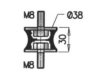 DENNI 0285530 Holder, exhaust system